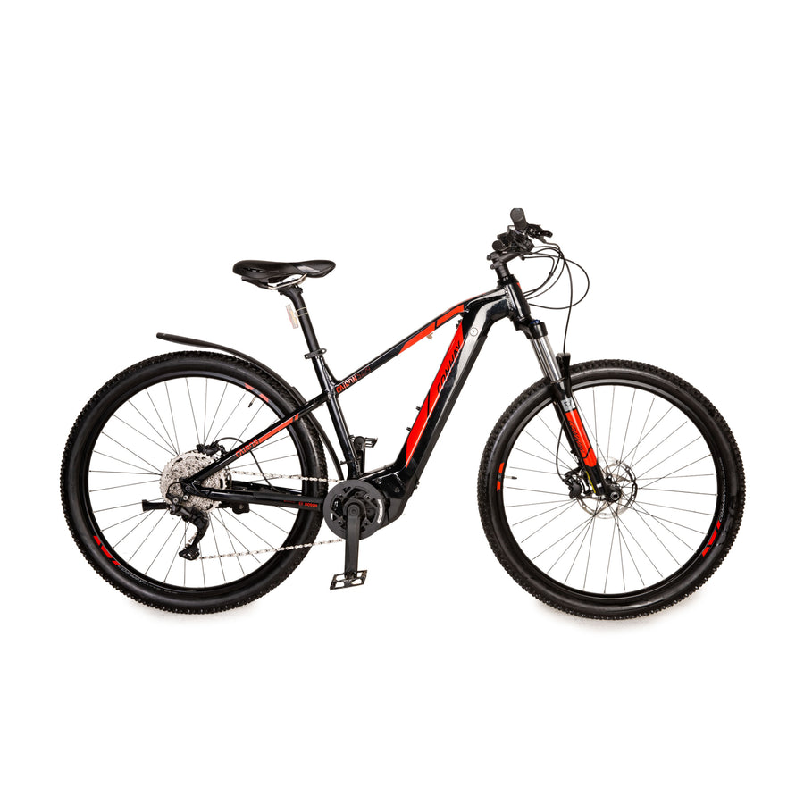 Conway CAIRON S 429 2021 Aluminium E-Mountainbike Schwarz Rot RH 46 Fahrrad Hardtail