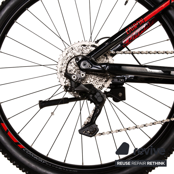 Conway CAIRON S 429 2021 Aluminium E-Mountainbike Schwarz Rot RH 46 Fahrrad Hardtail