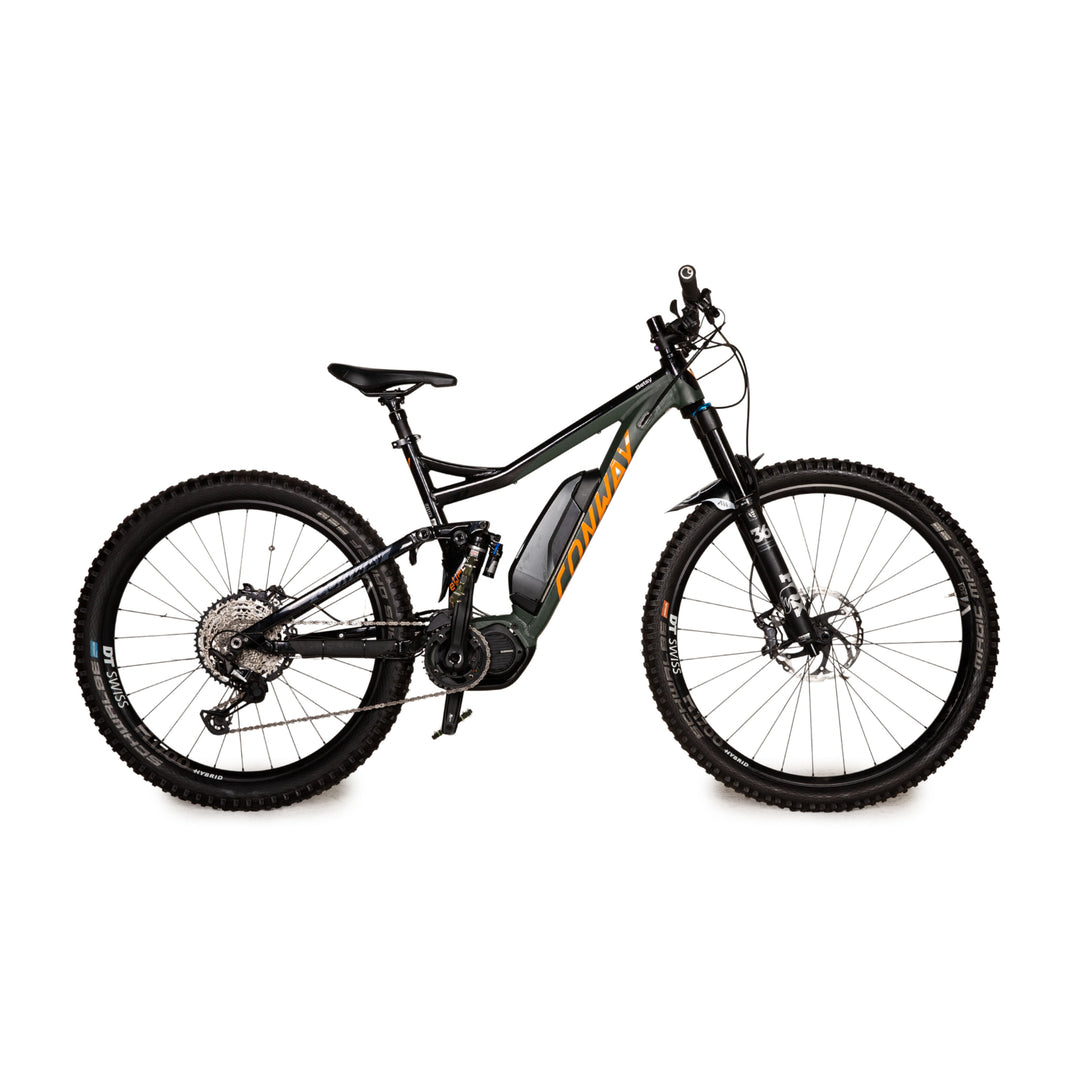 conway e bike mtb fully Conway E-Mountainbike Ewme 827 mx 2020 Dunkelgrün Aluminium - 2. Hand