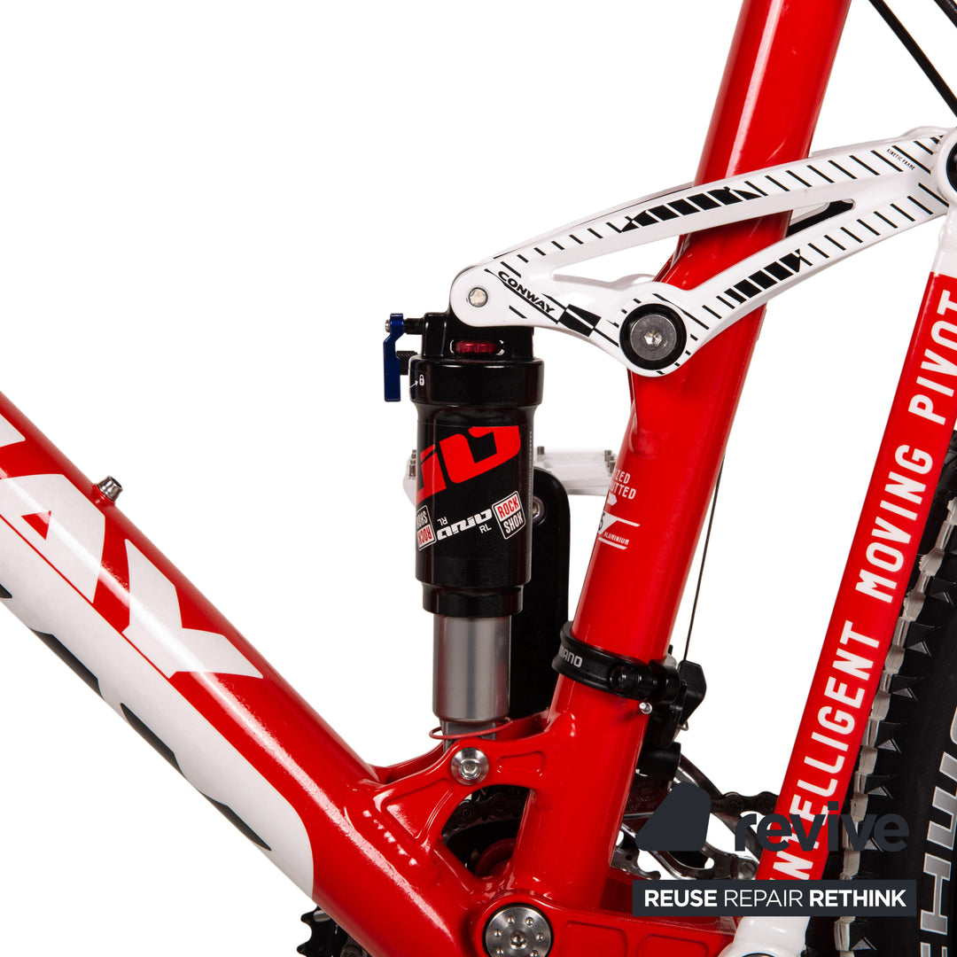 mountainbike weiß rot Conway Mountainbike Q MF 800 2011 Rot Aluminium - 2. Hand