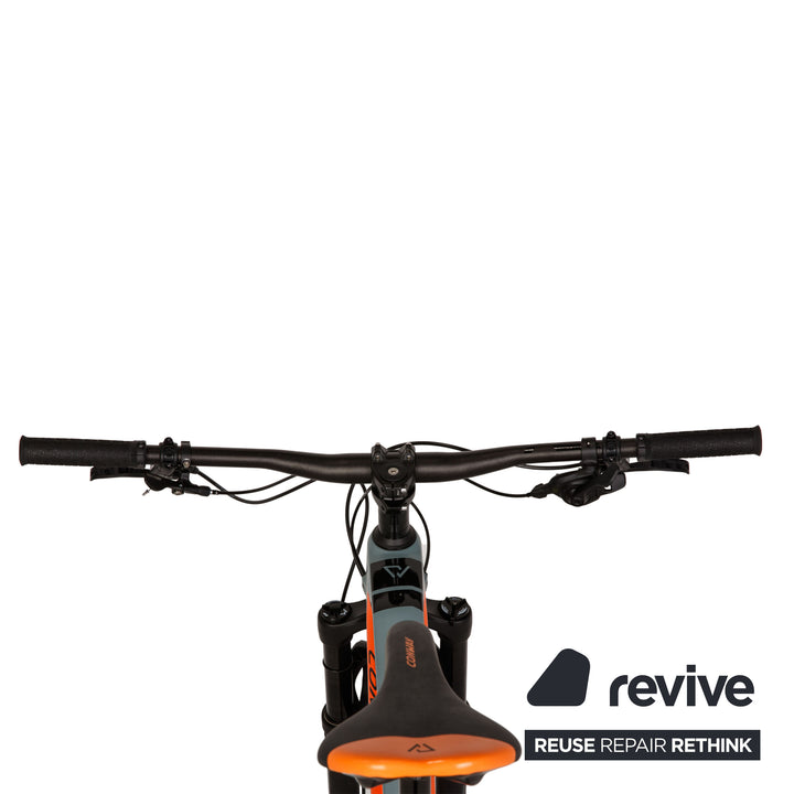 Conway WME 329 2021 Carbon Mountainbike Grau Orange Fully Enduro Freeride