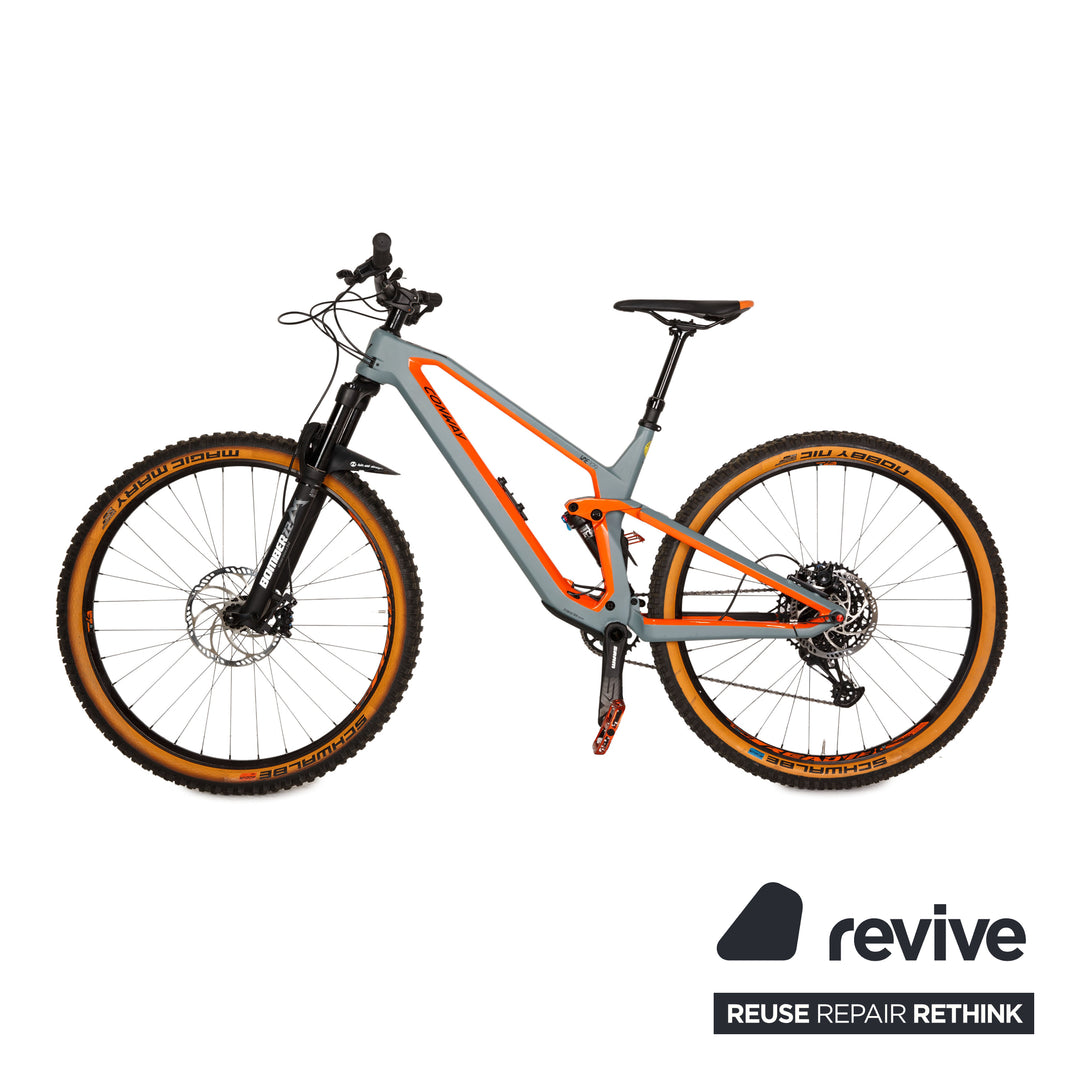 conway mountainbike test Conway Mountainbike WME 329 2021 Grau Carbon - 2. Hand