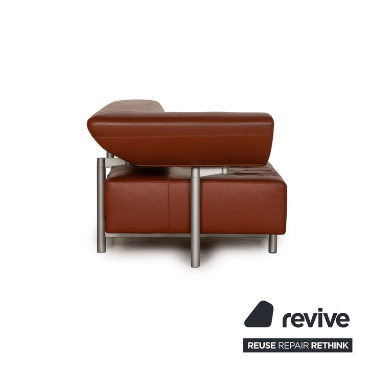 Cor Arthe Leder Sofa Garnitur Braun 2xZweisitzer Couch