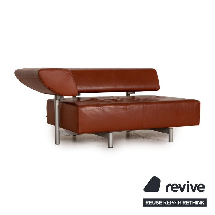 Cor Arthe Leder Sofa Garnitur Braun 2xZweisitzer Couch