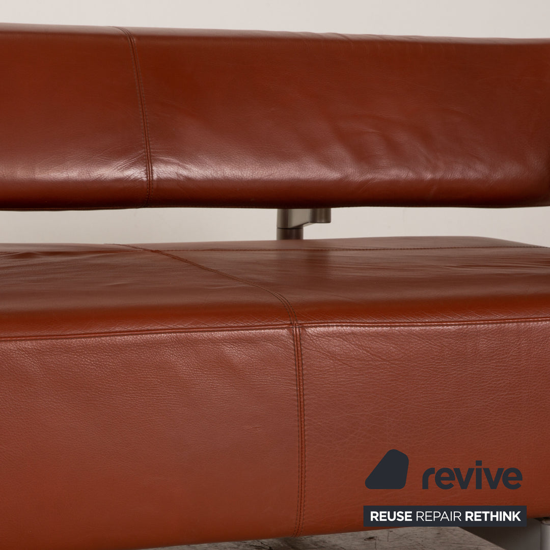 Cor Arthe Leder Sofa Garnitur Braun 2xZweisitzer Couch