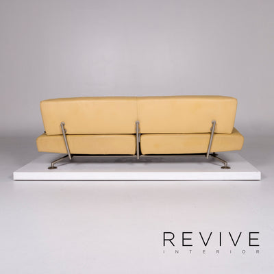 Cor Circum Sofa Garnitur Gelb 1x Zweisitzer 1x Hocker #10396