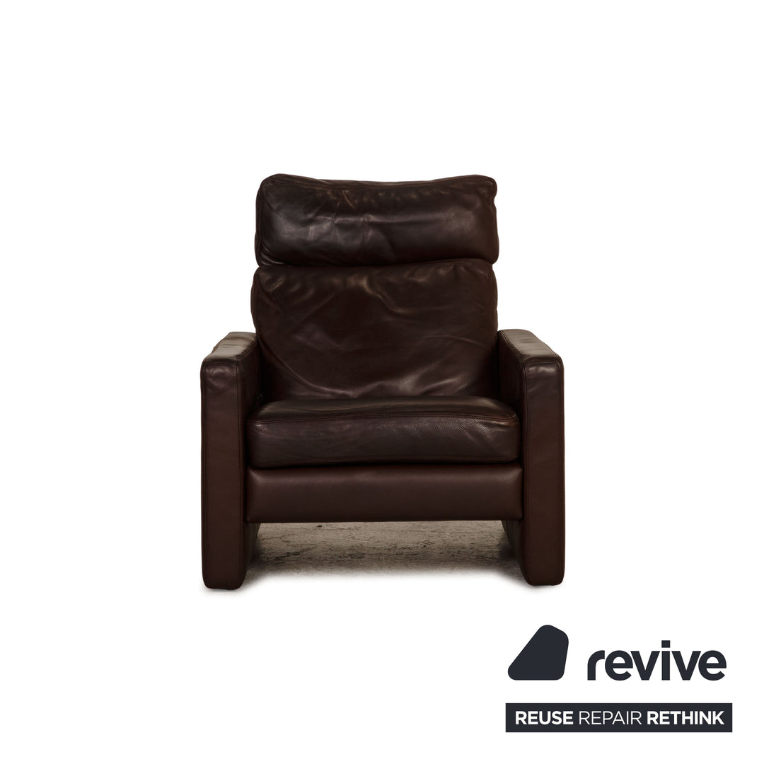 Cor Conseta Leder Sessel Braun Dunkelbraun Relaxfunktion Funktion