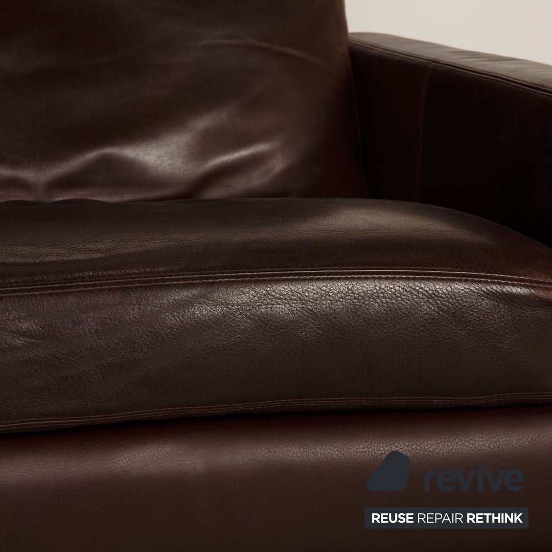 Cor Conseta Leder Sessel Braun Dunkelbraun Relaxfunktion Funktion