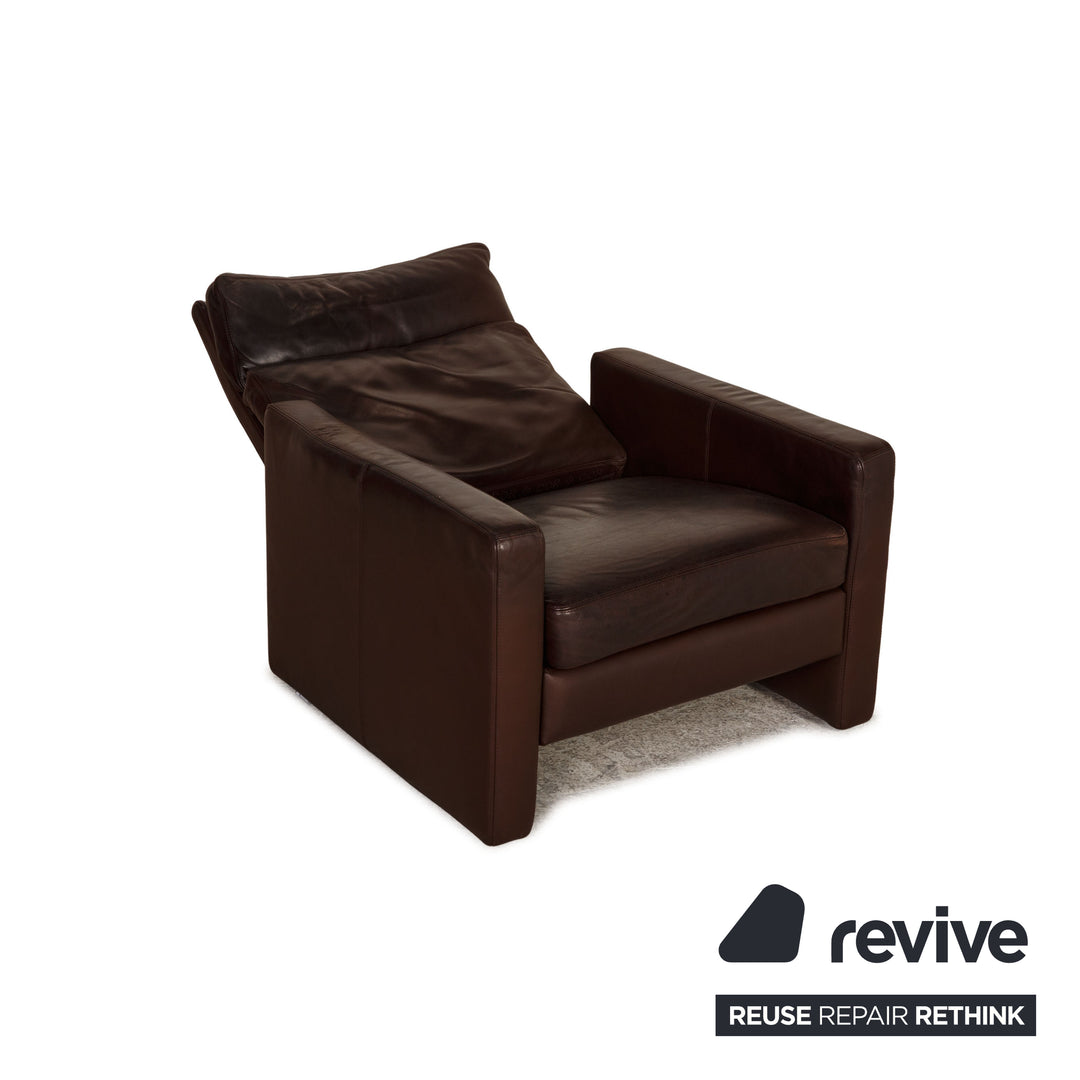 Cor Conseta Leder Sessel Braun Dunkelbraun Relaxfunktion Funktion