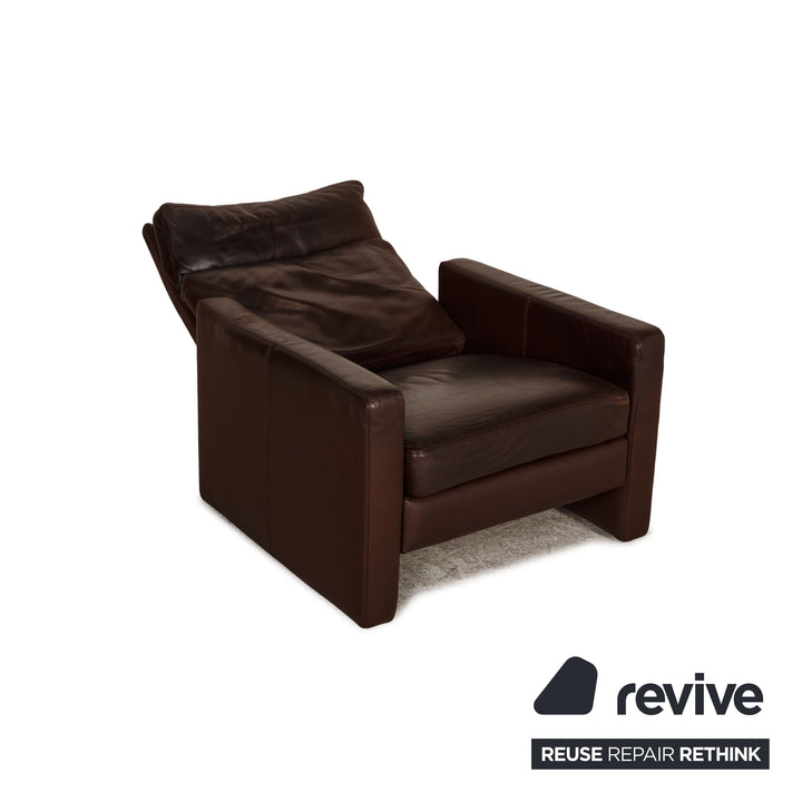 Cor Conseta Leder Sessel Braun Dunkelbraun Relaxfunktion Funktion