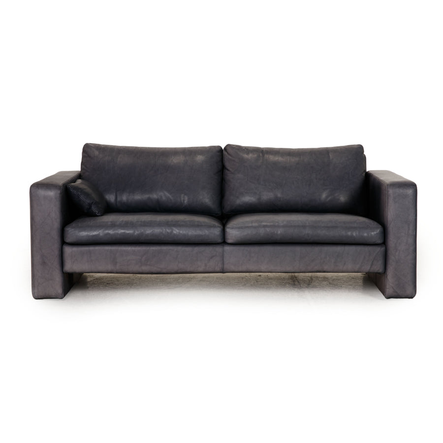Cor Conseta Leather Sofa Gray Three Seater Couch