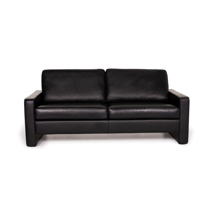 Cor Conseta Leder Sofa Schwarz Dreisitzer #14701