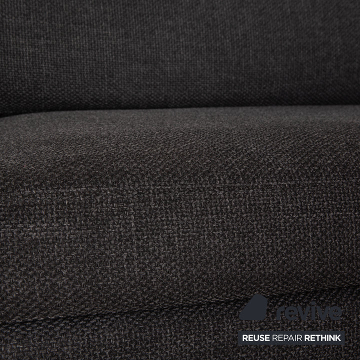 Cor Conseta Stoff Dreisitzer Grau Sofa Couch