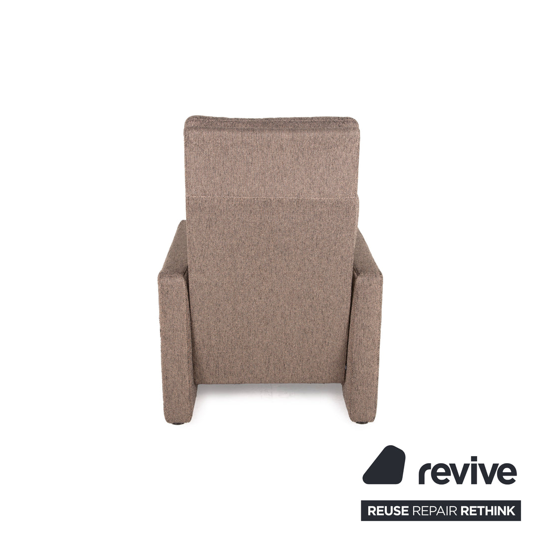 Cor Conseta fabric armchair beige relax function