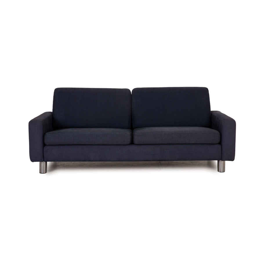 Cor Conseta Stoff Sofa Blau Dreisitzer Couch
