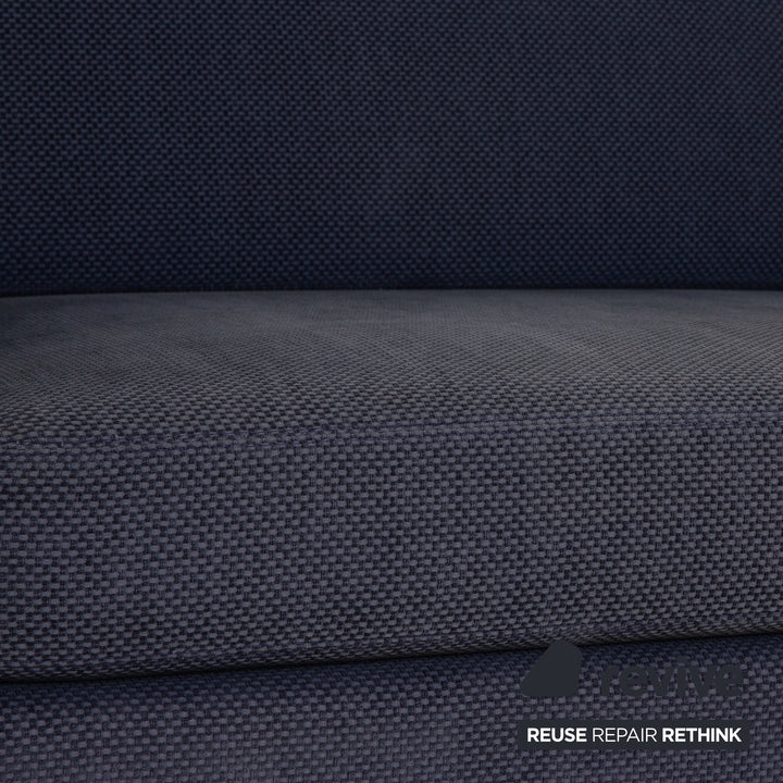 Cor Conseta Stoff Sofa Blau Dreisitzer Couch