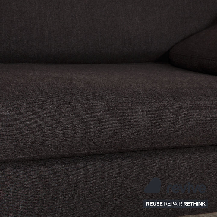 Cor Conseta Stoff Sofa Garnitur Grau Zweisitzer Couch