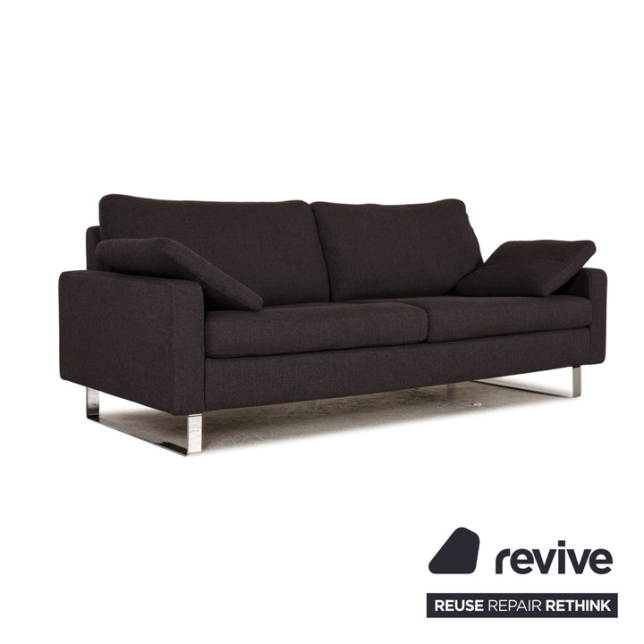 Cor Conseta Stoff Sofa Grau Zweisitzer Couch
