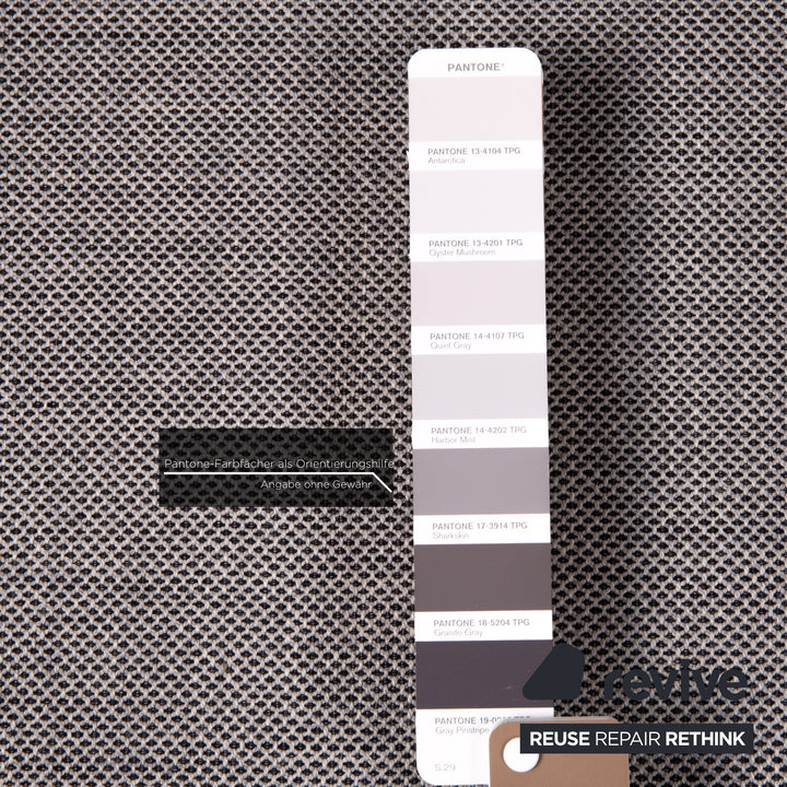 Cor Conseta Stoff Sofa Grau Zweisitzer Couch