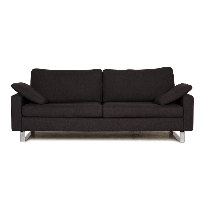 Cor Conseta Stoff Sofa Grau Zweisitzer Couch