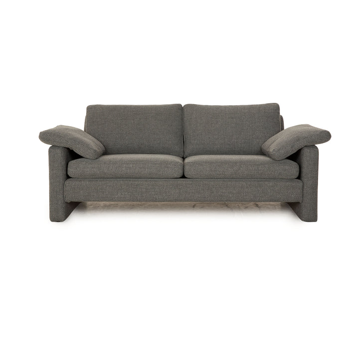 COR Conseta Stoff Zweisitzer Grau 2er Sofa Neubezug