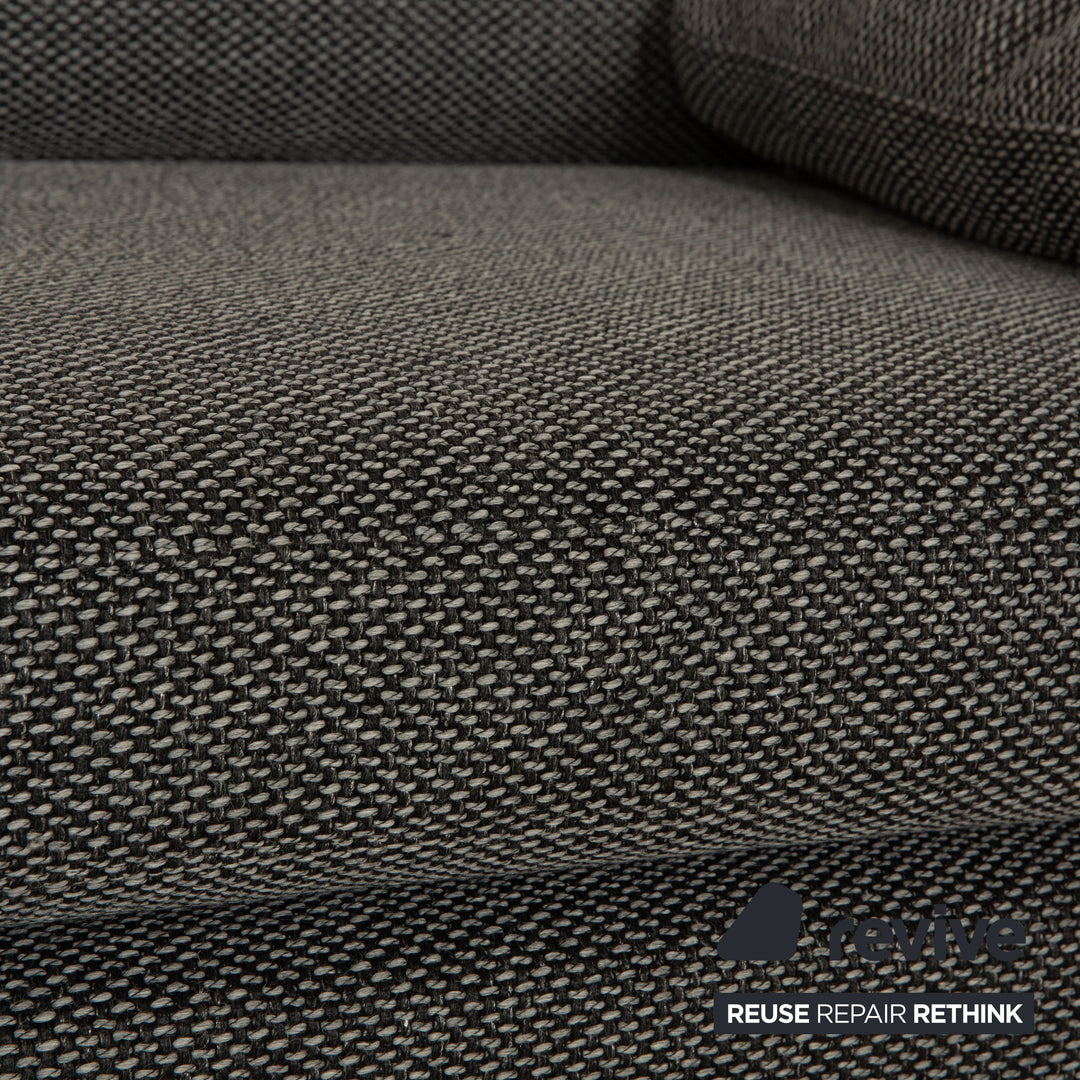 COR Conseta Stoff Zweisitzer Grau 2er Sofa Neubezug