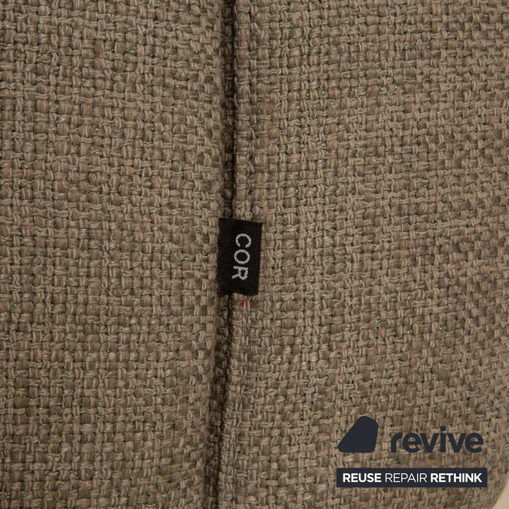 Cor Conseta Stoff Zweisitzer Grau Sofa Couch