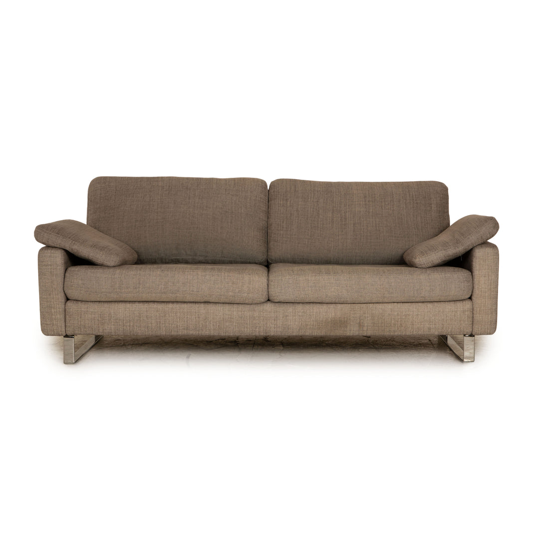 Cor Conseta Stoff Zweisitzer Grau Sofa Couch