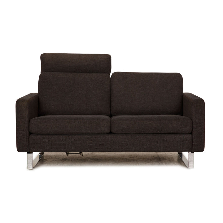 Cor Conseta Fabric Two Seater Gray Sofa Couch Feature