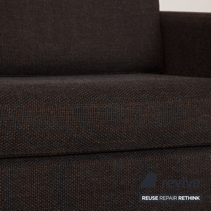 Cor Conseta Stoff Zweisitzer Grau Sofa Couch Funktion