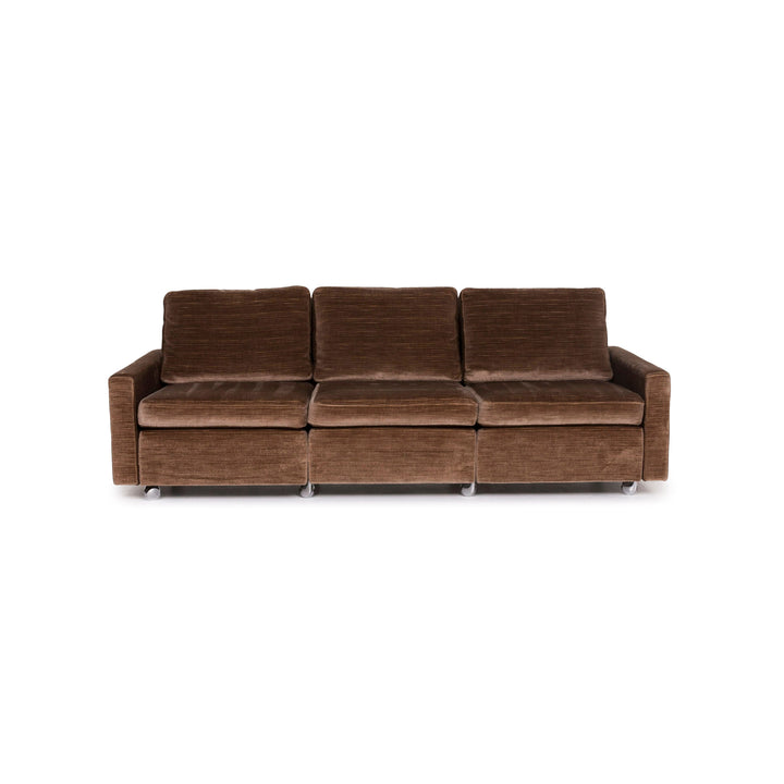 Cor Cord Stoff Sofa Dreisitzer Couch #12493
