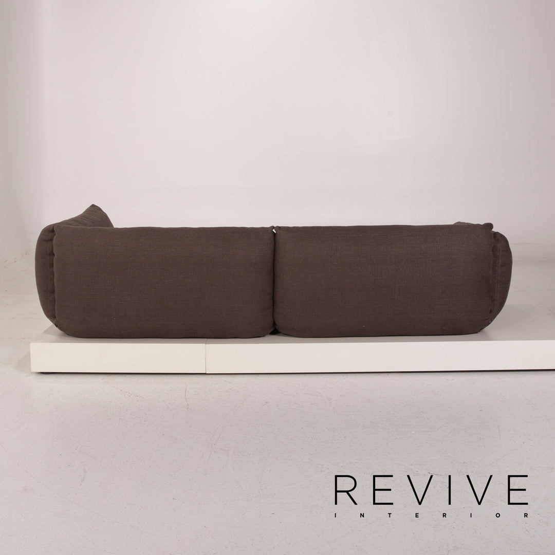 Cor Jalis Stoff Sofa Braun Ecksofa inkl. Couchtisch #14890