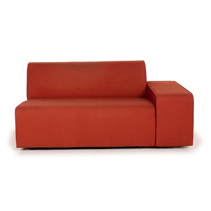 Cor Kelp Stoff Sofa Orange Zweisitzer Modular