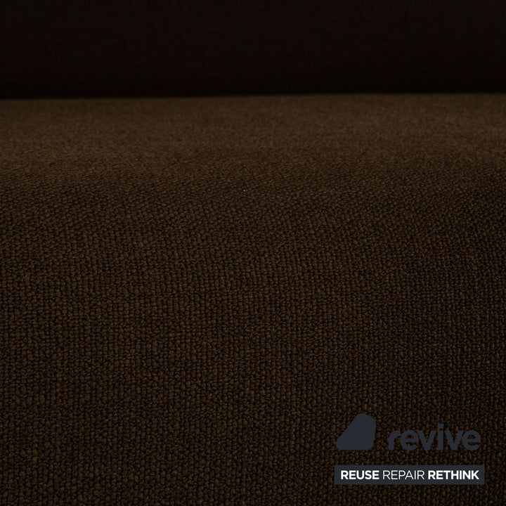 Cor Kelp Stoff Zweisitzer Braun Grau Sofa Couch
