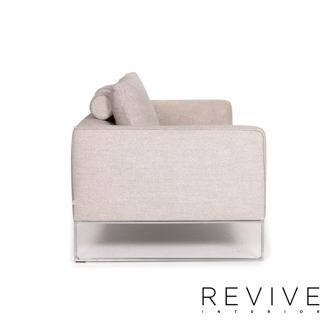 Cor Mell Stoff Sofa Grau Zweisitzer