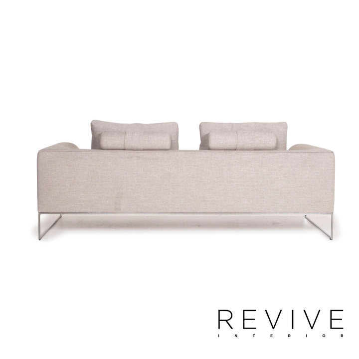 Cor Mell Stoff Sofa Grau Zweisitzer