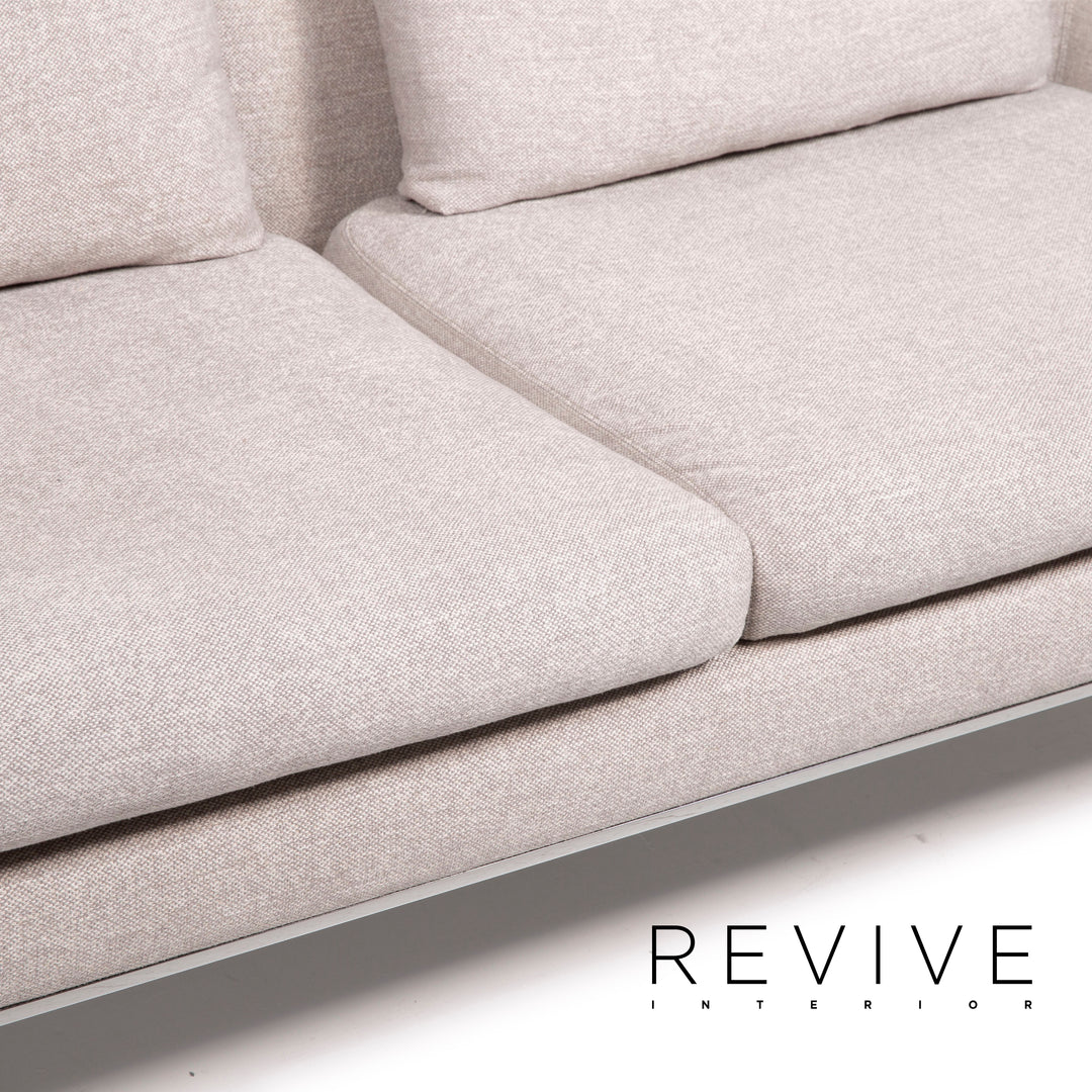 Cor Mell Stoff Sofa Grau Zweisitzer