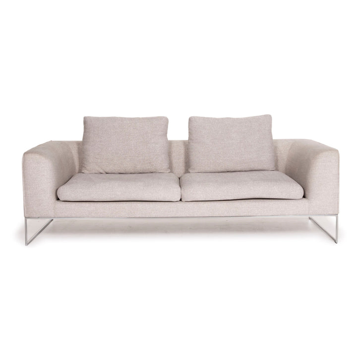 Cor Mell Stoff Sofa Grau Zweisitzer
