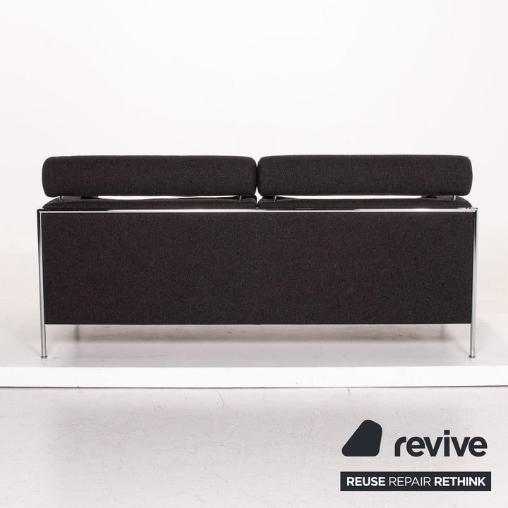 Cor Nemo Stoff Sofa Anthrazit Grau Dreisitzer Couch #14635