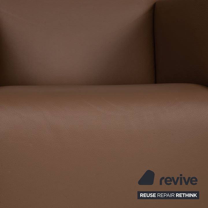 Cor Quant Leder Sessel Beige