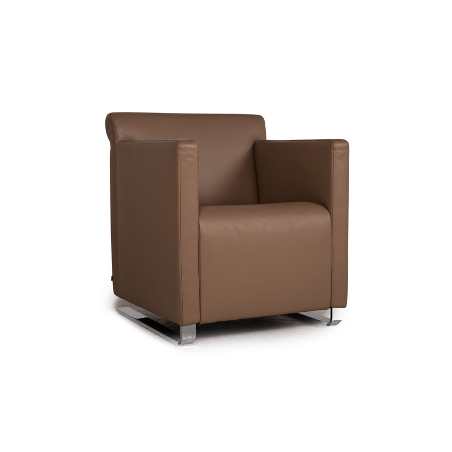 Cor Quant Leder Sessel Beige
