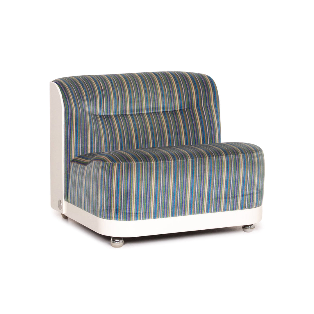 Cor Stoff Sessel Blau Bunt Gestreift Multicolor #15294