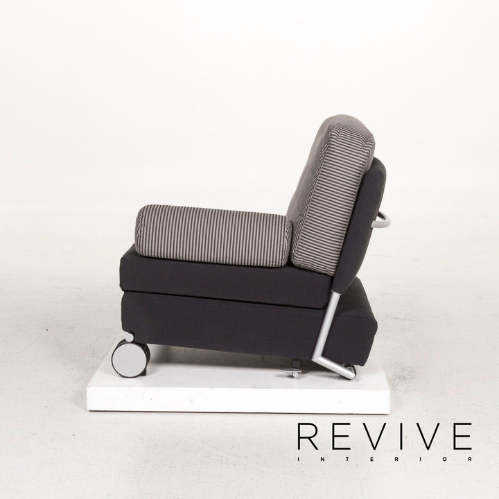 Cor Trinus Fabric Armchair Blue Dark Blue Sleeping Function #12807