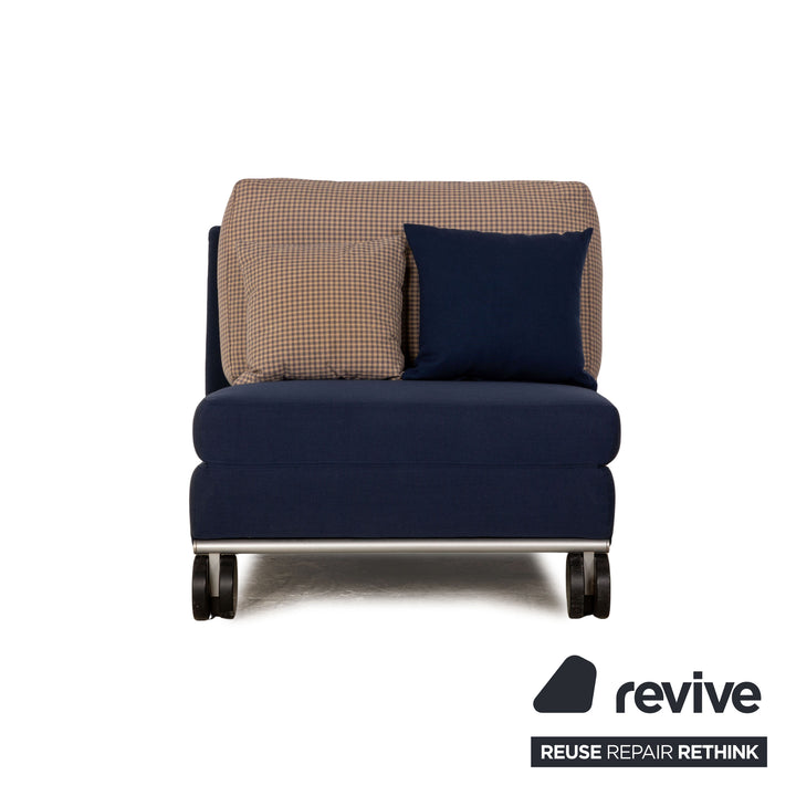Cor Trinus Stoff Sessel Blau