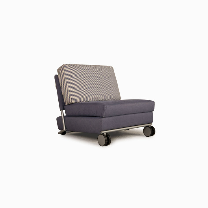 Cor Trinus Stoff Sessel Blau Schlafsessel Funktion