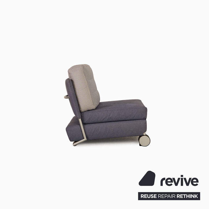 Cor Trinus Stoff Sessel Blau Schlafsessel Funktion