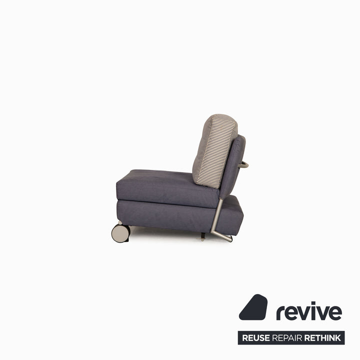 Cor Trinus Stoff Sessel Blau Schlafsessel Funktion