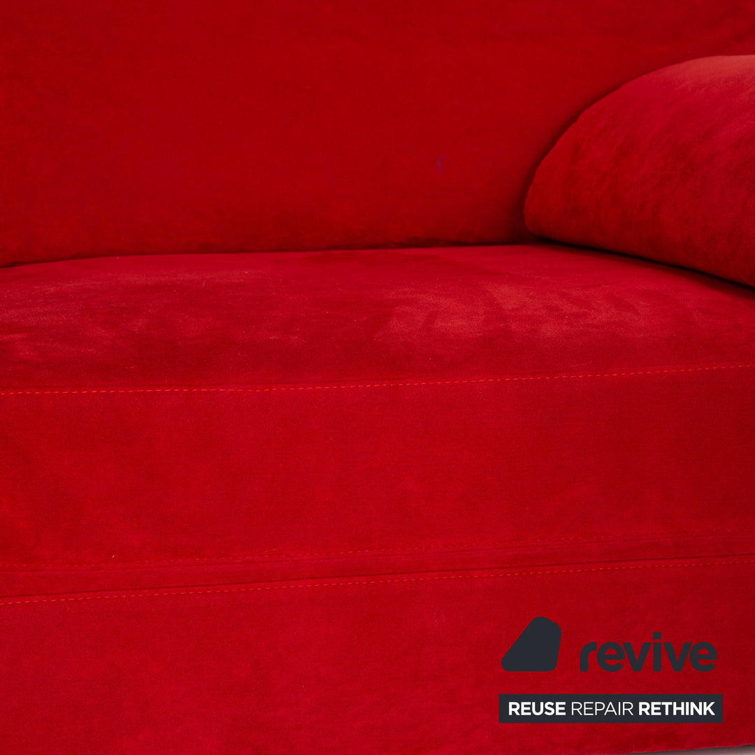 Cor Trinus Stoff Zweisitzer Rot Schlafsofa manuelle Funktion
