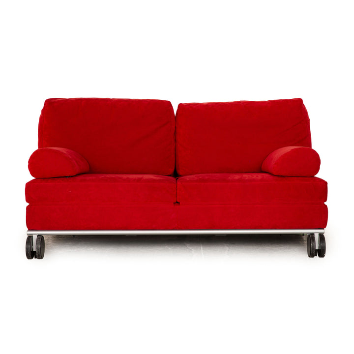 Cor Trinus Stoff Zweisitzer Rot Schlafsofa manuelle Funktion