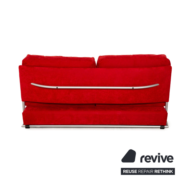 Cor Trinus Stoff Zweisitzer Rot Schlafsofa manuelle Funktion